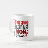 Herz-Krankheit des Herzinfarkt-Überlebend-4 Kaffeetasse (Vorderseite Links)