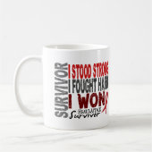 Herz-Krankheit des Herzinfarkt-Überlebend-4 Kaffeetasse (Links)