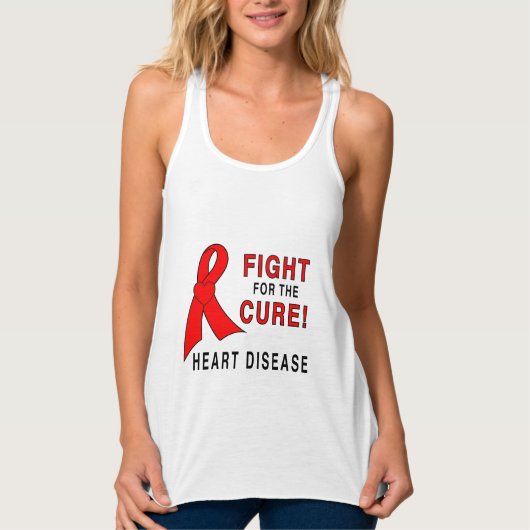 Herz-Krankheits-Kampf für die Heilung Tank Top (Vorderseite)