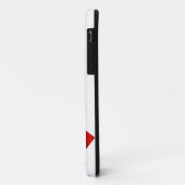 Herz-Krankheits-rotes Band 3 Case-Mate iPhone Hülle (Hinten/Links)