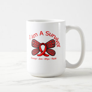 Herz-Krankheits-Schmetterling bin ich ein Kaffeetasse