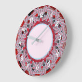 Herz-Kranz-Uhr Große Wanduhr (Winkel)