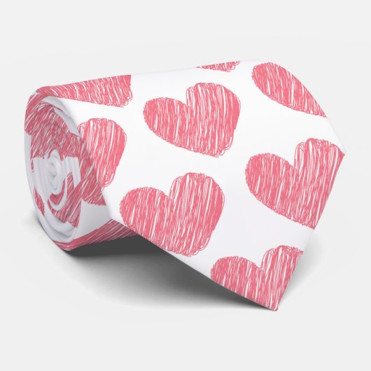Herz Krawatte (Gerollt)