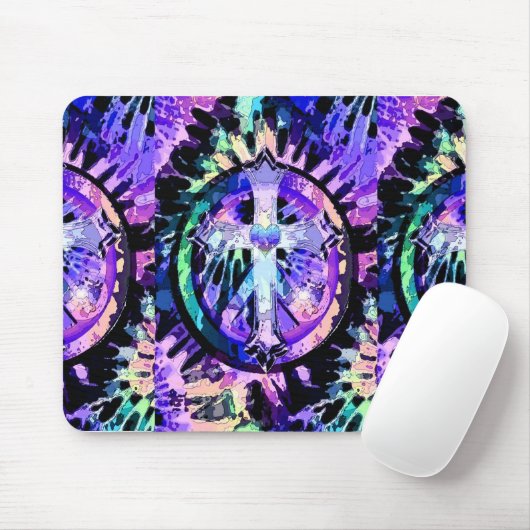 Herz-Krawatten-Kreuz Mousepad (Mit Mouse)