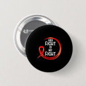 Herz-Kreislauf-Bewusstsein Rotes Band Ihr Kampf Is Button (Vorne & Hinten)