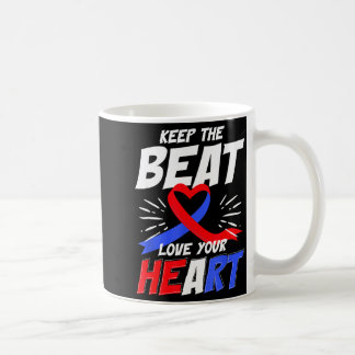 Herz-Kreislauf-Unterstützung Tragen Sie Rot Herzge Kaffeetasse