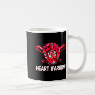 Herz Krieger Herzkrankheit Bewusstsein Baseball So Kaffeetasse