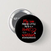 Herz Krieger Mutter Chd Bewusstsein Chd Mutter Von Button (Vorne & Hinten)