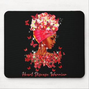 Herz-Krieger-Schmetterlinge Frauen Rote Herzkrankh Mousepad