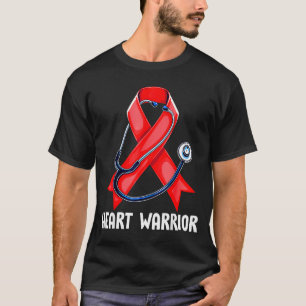 Herz-Krieger Stethoskop Roter Krankenpfleger Herzk T-Shirt