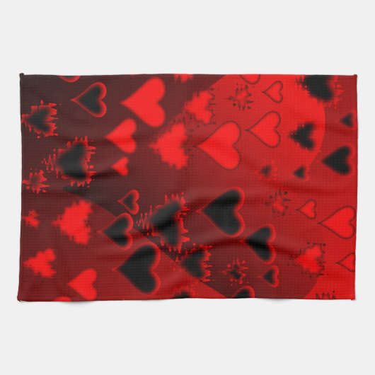 Herz Küchentuch (Horizontal)