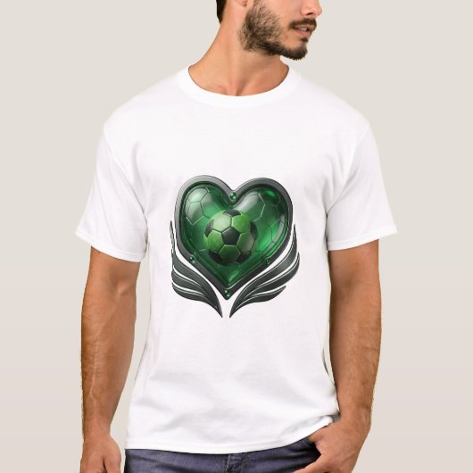 Herz Kugel Liebe T-Shirt (Vorderseite)