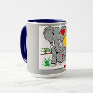 Herz-Kunst Tasse