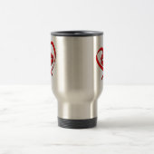 Herz-Kuss-Reise-Tasse Reisebecher (Mittel)