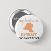Herz Kuwait Button (Vorne & Hinten)