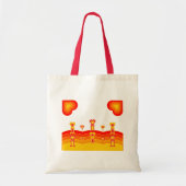 Herz-Landschaft-Tasche Tragetasche (Vorne)