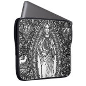 Herz-Laptop-Hülse Jesuss heilige Laptopschutzhülle (Vorne Rechts)