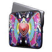 Herz Laptopschutzhülle (Vorderseite Links)