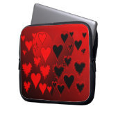 Herz Laptopschutzhülle (Vorderseite Links)