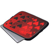 Herz Laptopschutzhülle (Vorne Knopf)