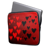 Herz Laptopschutzhülle (Vorderseite Links)