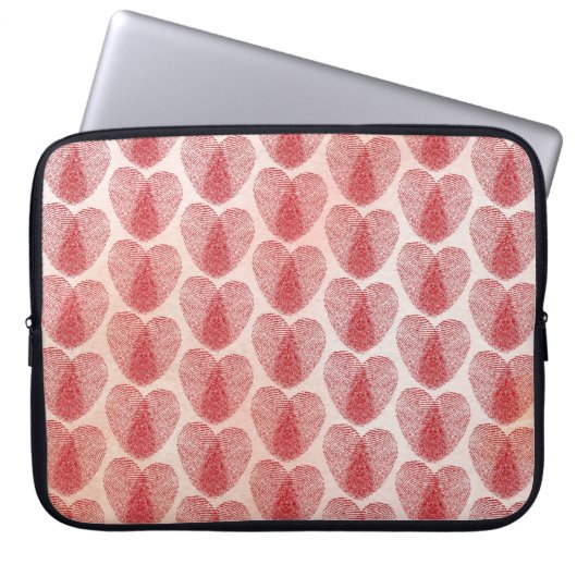 Herz Laptopschutzhülle (Vorderseite)