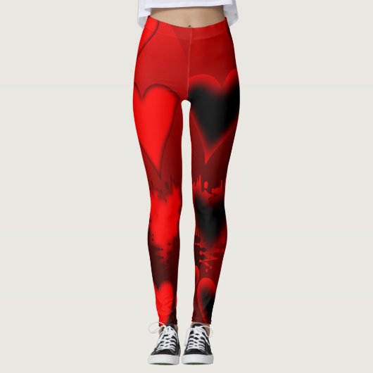 Herz Leggings (Vorderseite)