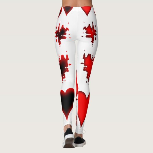 Herz Leggings (Rückseite)