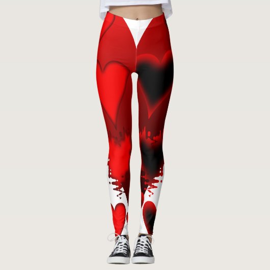 Herz Leggings (Vorderseite)