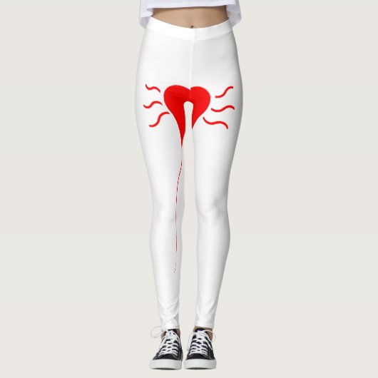 Herz Leggings (Vorderseite)