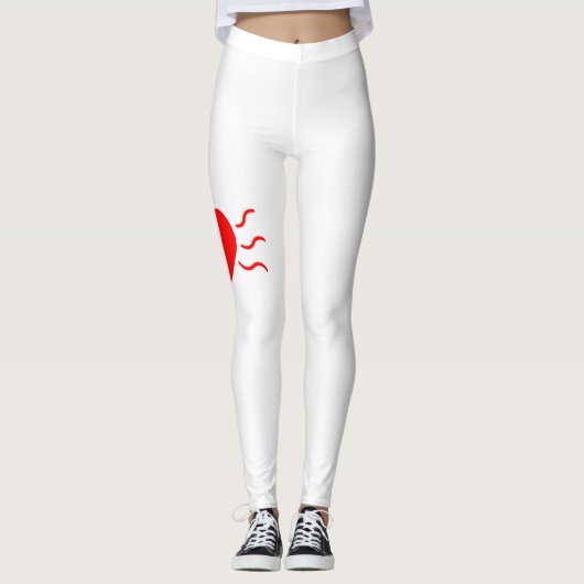 Herz Leggings (Vorderseite)