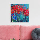 Herz-Leinwand drucksvoll Leinwanddruck (Insitu (Wohnzimmer))