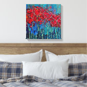 Herz-Leinwand drucksvoll Leinwanddruck (Insitu (Schlafzimmer))