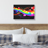 Herz Leinwanddruck (Insitu (Schlafzimmer))