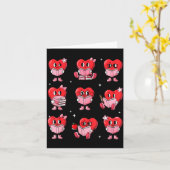 Herz Lesen Bücher Valentinstag Lehrer Junge Mädche Karte (Gelbe Blume)