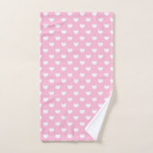 Herz Liebe Badetuch Set (Handtuch)