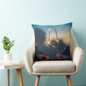 Herz Liebe Blue Heart Kissen (Stuhl )