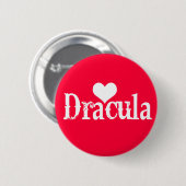 Herz (Liebe) Dracula Button (Vorne & Hinten)