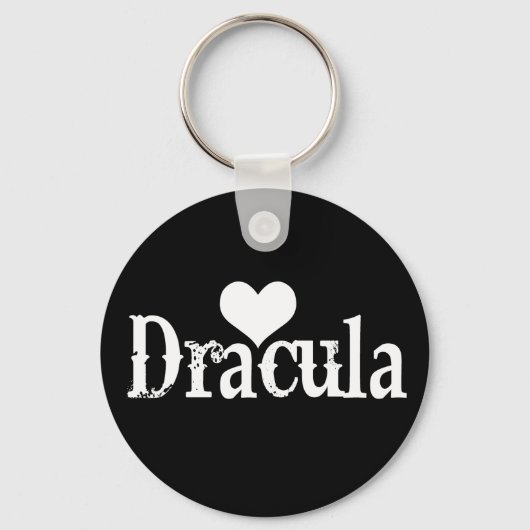 Herz (Liebe) Dracula Schlüsselanhänger (Vorderseite)