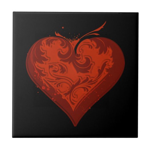 Herz/Liebe Fliese (Vorderseite)