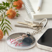 Herz-Liebe-Foto Schlüsselanhänger (Vorderseite rechts)