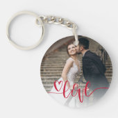 Herz-Liebe-Foto Schlüsselanhänger (Vorderseite)