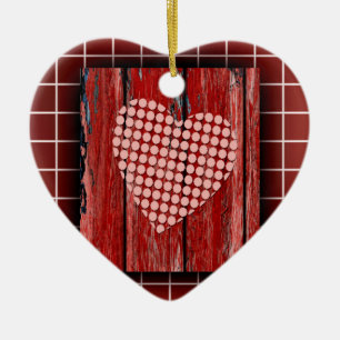 Herz Liebe Herzen individuell anpassen Jahrestage Keramikornament