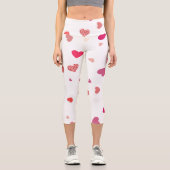 Herz - Liebe Hochwaisted Capris (Vorderseite)