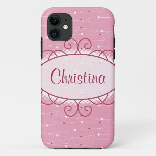 Herz & Liebe iPhone 5 - Mate Barely There™ Case (Rückseite)