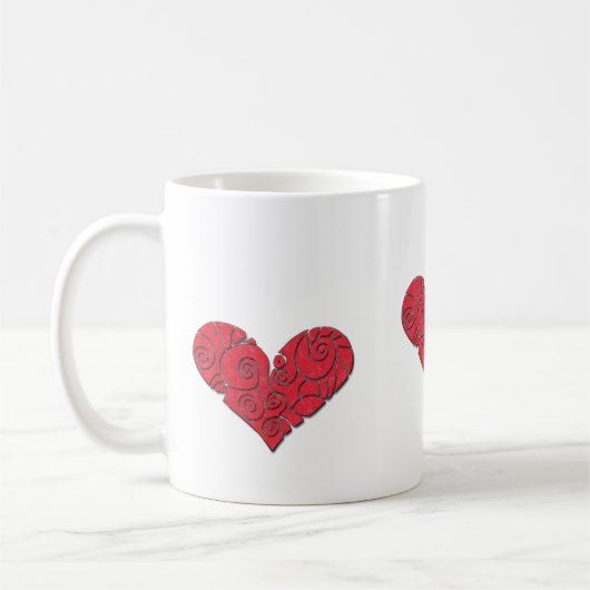 Herz-Liebe Kaffeetasse (Links)