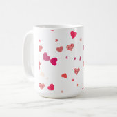 Herz - Liebe Kaffeetasse (Vorderseite Links)