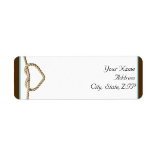 Herz Liebe Knot Western Hochzeit Rücksendeadresse