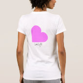 Herz "Liebe-Leben " T-Shirt (Rückseite)