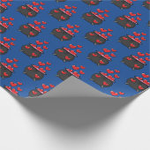 Herz-Liebe-Pop Geschenkpapier (Ecke)
